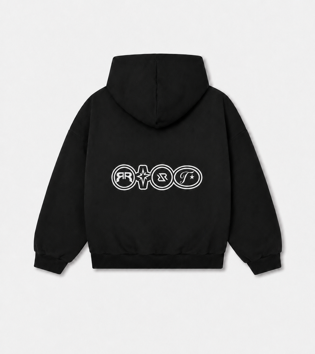 BLACK HOODIE LOGO