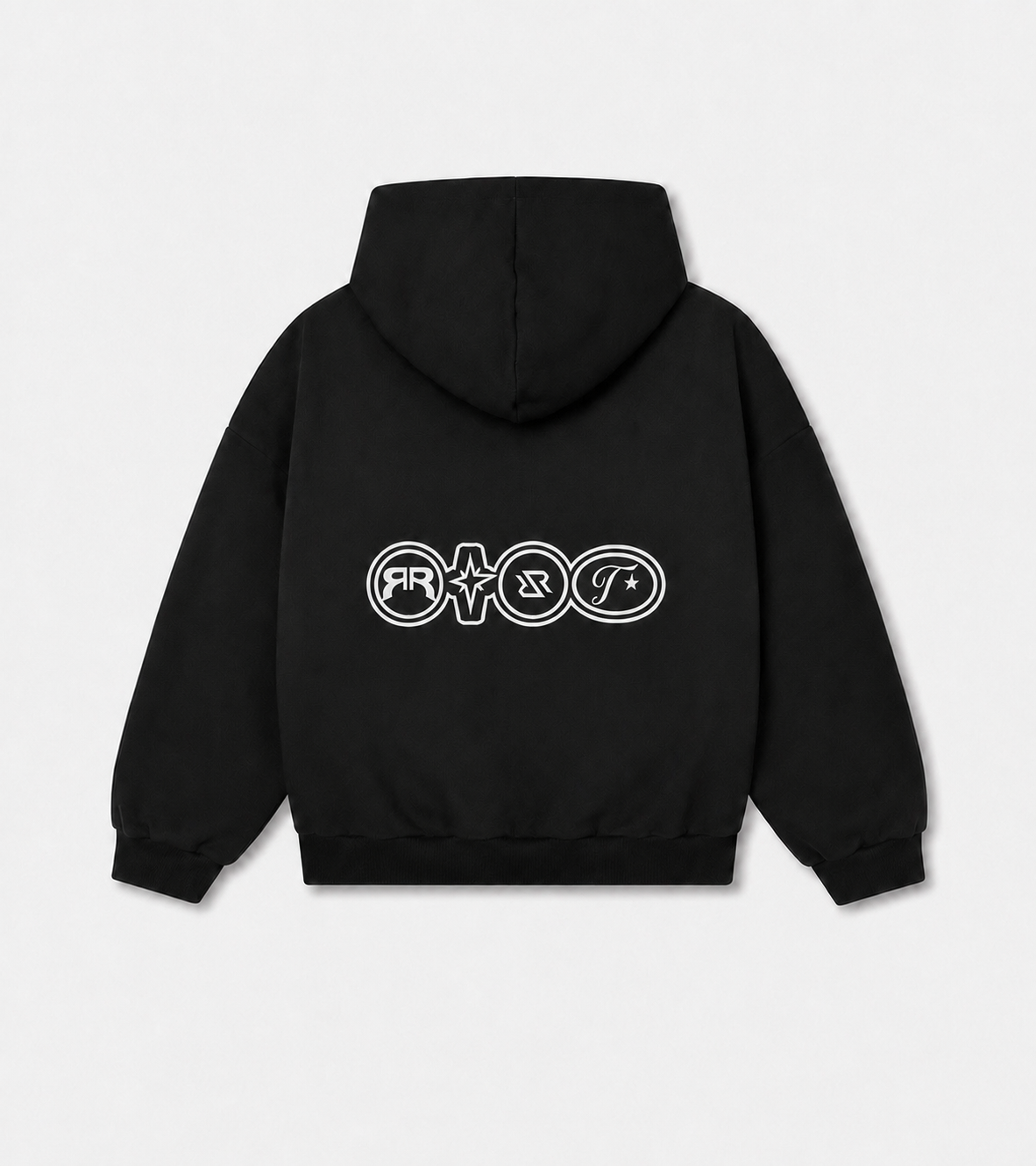 BLACK HOODIE LOGO