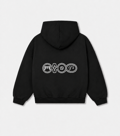BLACK HOODIE LOGO