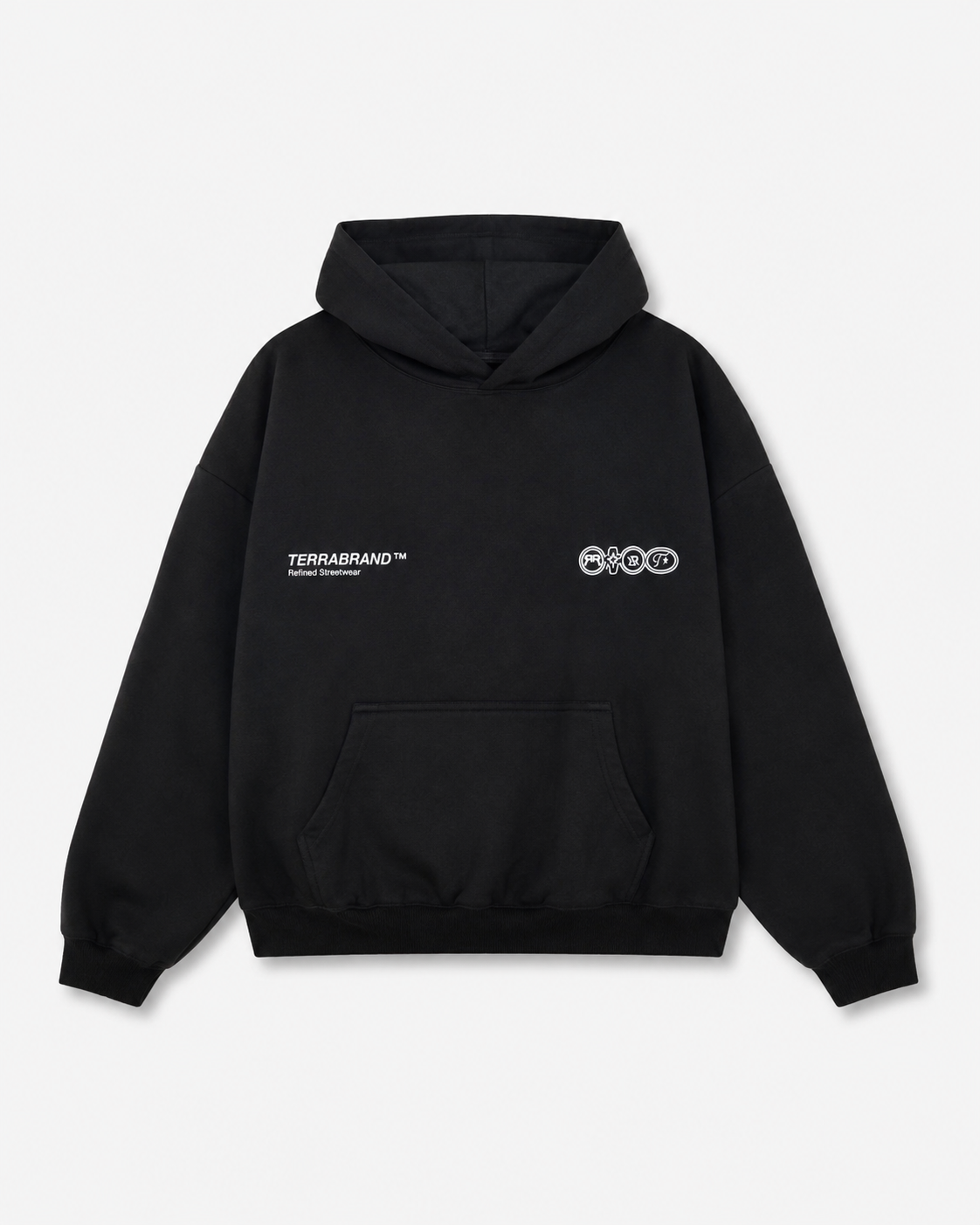 BLACK HOODIE LOGO