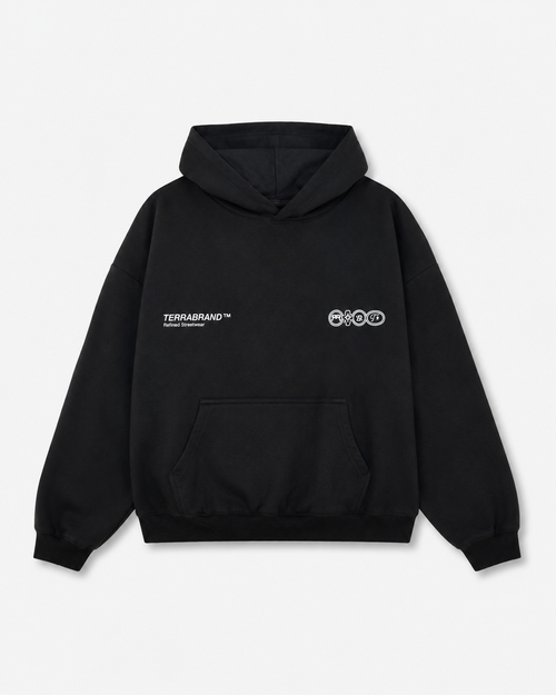 BLACK HOODIE LOGO