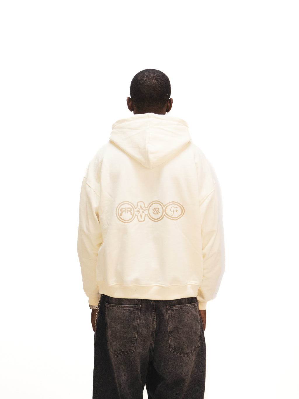 RAW HOODIE ZIP LOGO