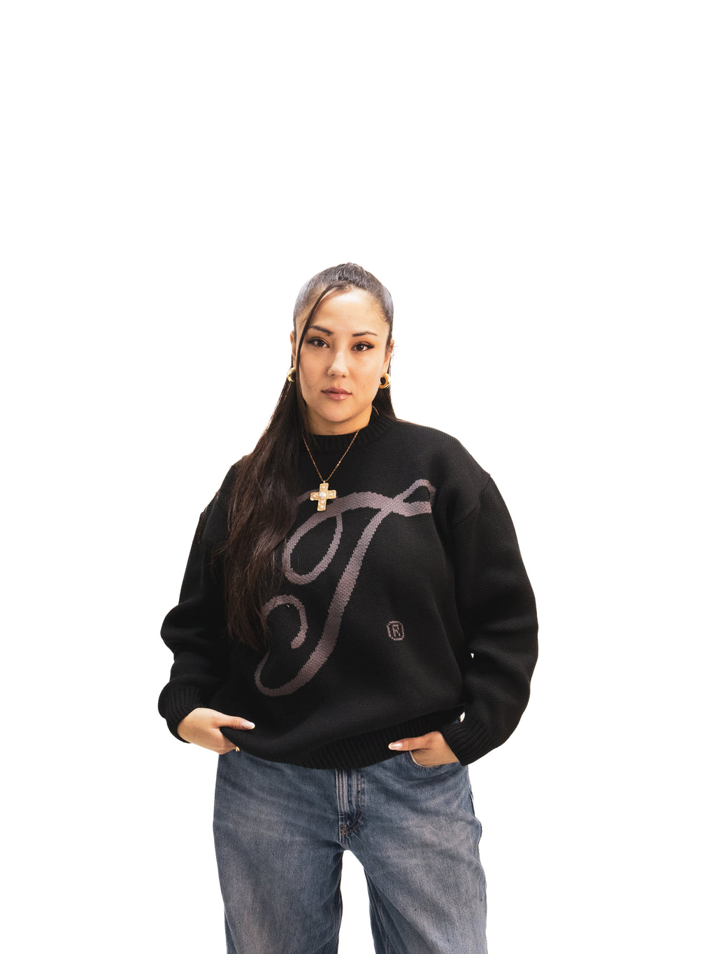 BLACK SWEATER T