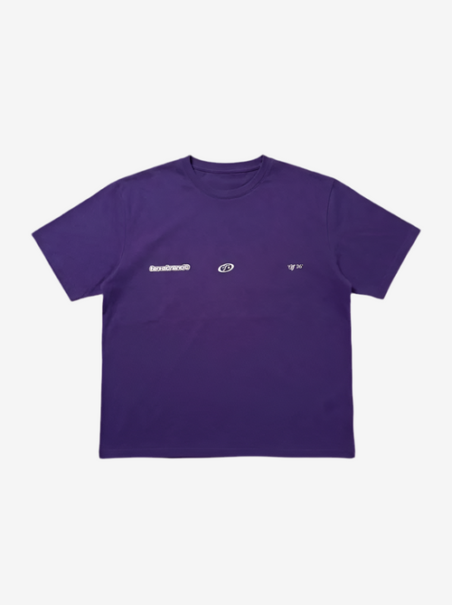 OFF SS PURPLE TEE