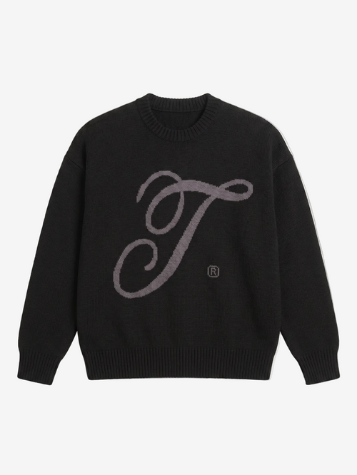 BLACK SWEATER T