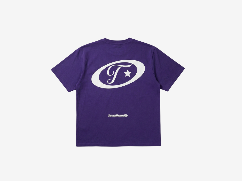 OFF SS PURPLE TEE