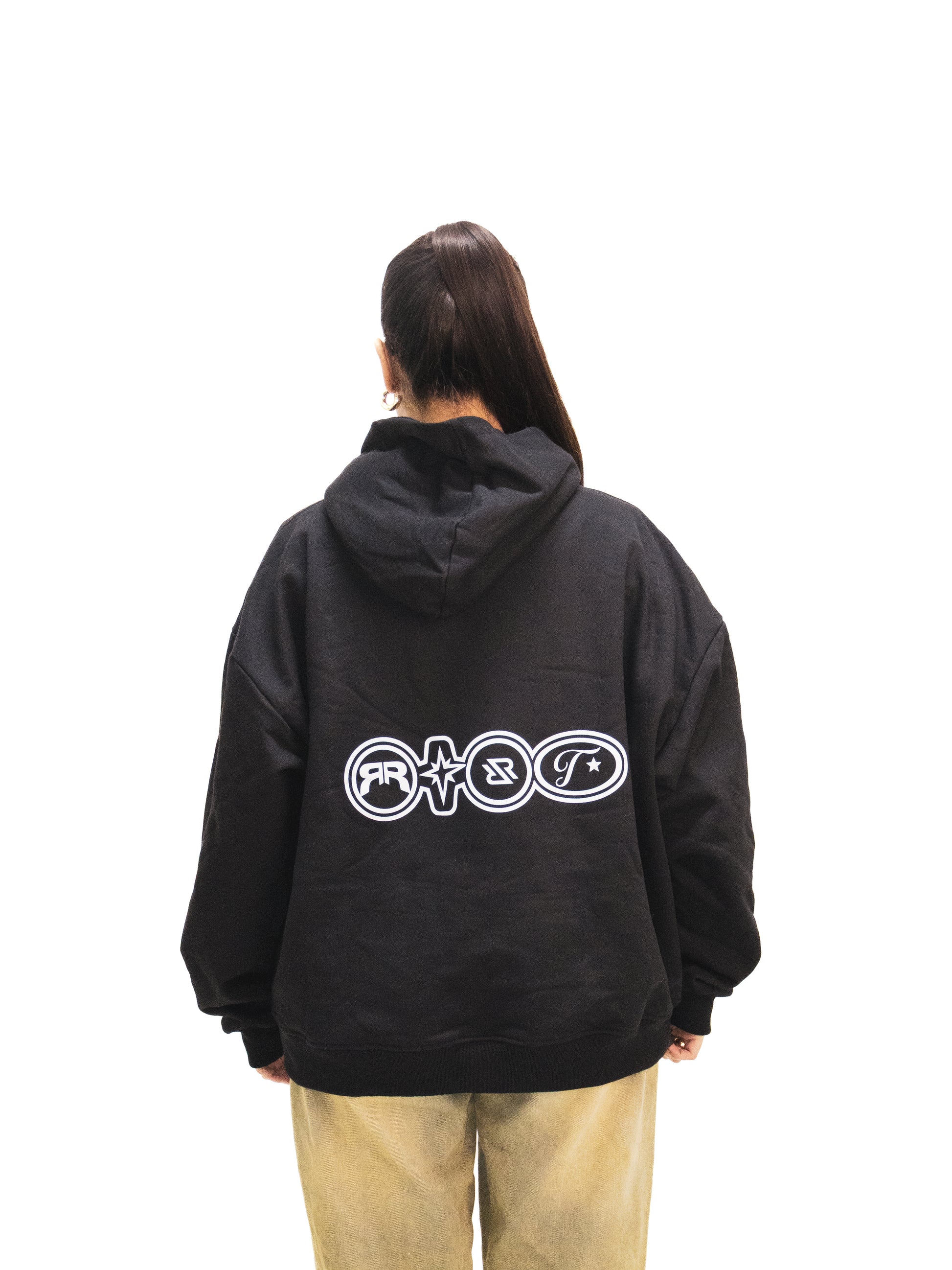 BLACK HOODIE LOGO