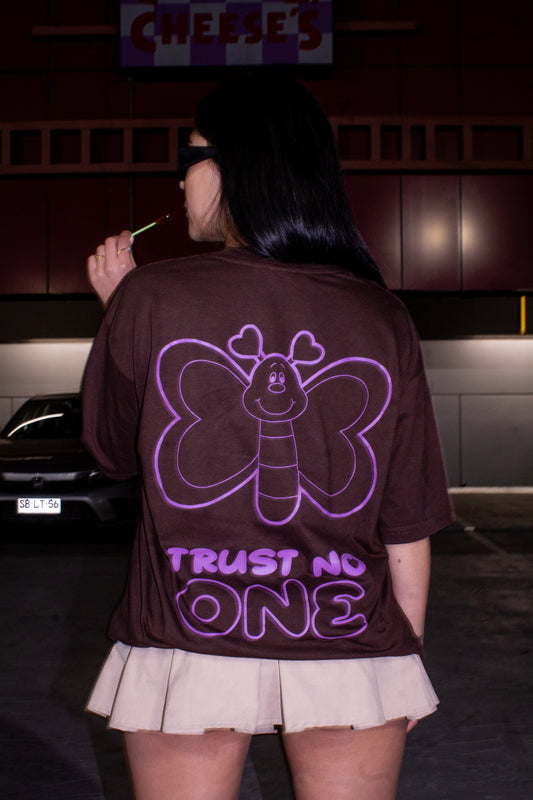 TRUST NO ONE TEE BROWN